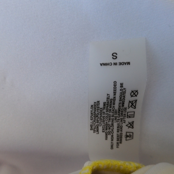 B2PRITY‎ yellow gold one-piece swimsuit New S - Picture 9 of 9